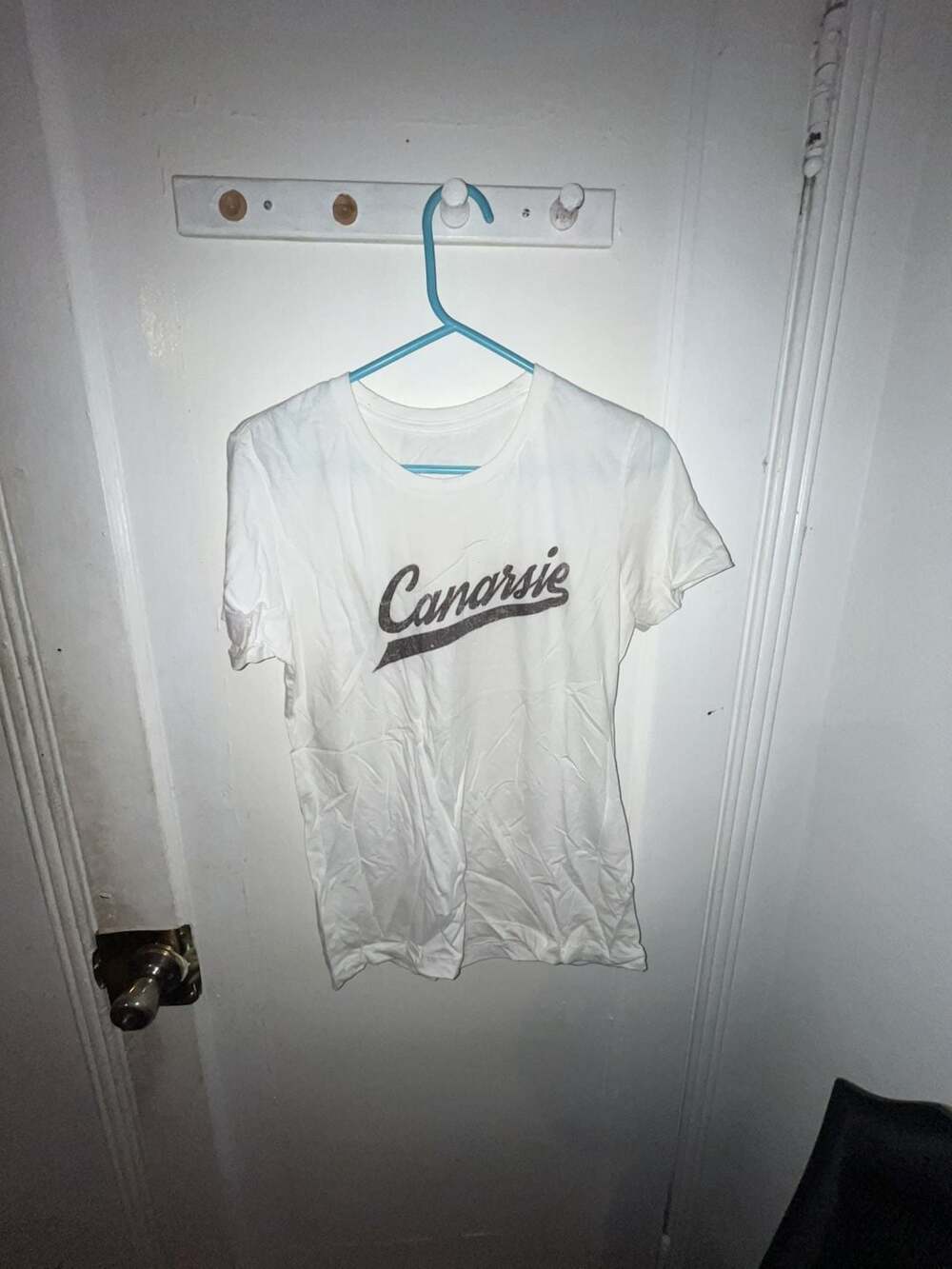 TeePublic Canarsie Brooklyn T-Shirt Size L White Vintage NYC Neighborhood